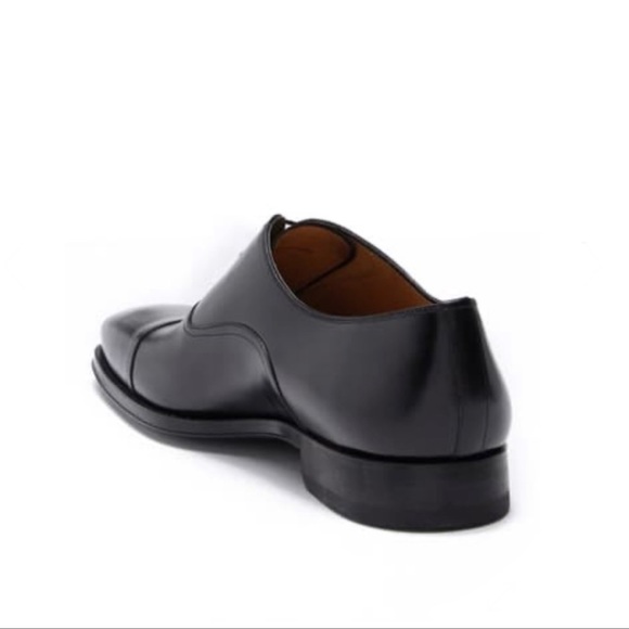 - Magnanni🔴black leather Oxfords men’s Size 10.5 D - Picture 7 of 12